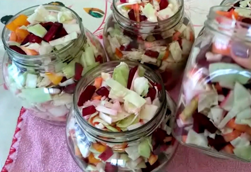 Салаты из свеклы на зиму: Очень вкусные рецепты приготовления