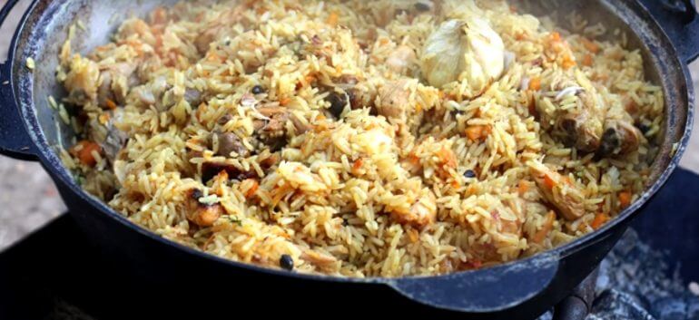 Плов из курицы в казане - пошаговый рецепт с фото, как приготовить в домашних условиях