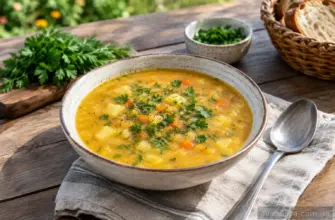 Пісний гороховий суп – покроковий рецепт з фото
