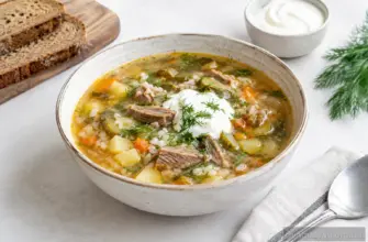 Розсольник з рисом — класичний покроковий рецепт з фото, як варити в мультиварці з фрикадельками