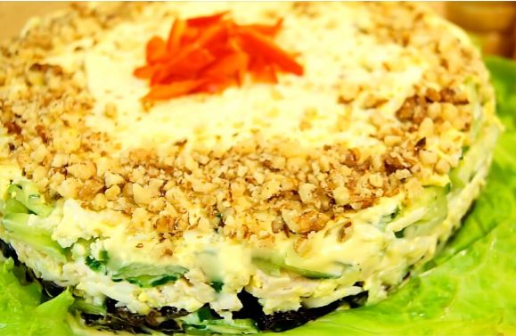 Салат с копченой курицей и ананасами - 9 очень вкусных классических рецептов