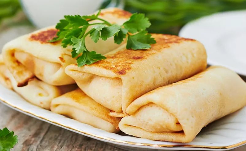 Блины с красной рыбой и сливочным сыром – 6 пошаговых рецептов приготовления