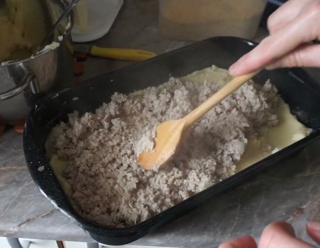 Картофельная запеканка с фаршем в духовке - Пошаговые рецепты с фотографиями
