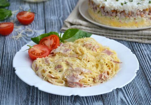Паста карбонара с беконом и сливками: классический рецепт приготовления