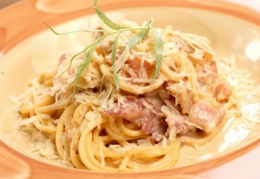 Паста карбонара с беконом и сливками: классический рецепт приготовления
