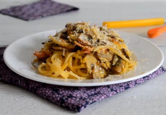 Паста карбонара с беконом и сливками: классический рецепт приготовления