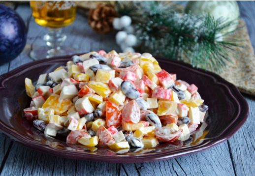 Салат с крабовыми палочками и помидорами: Очень вкусные рецепты