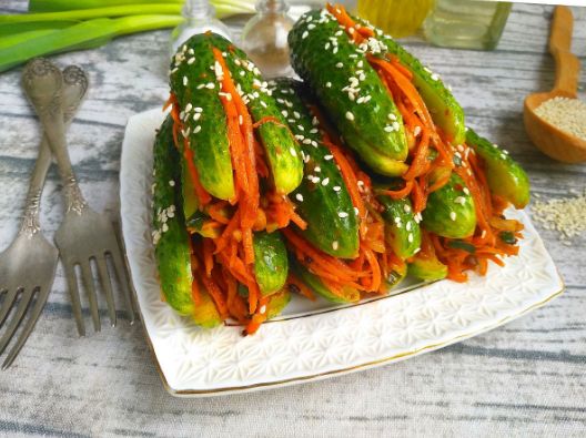 Огурцы по-корейски - Самый вкусный рецепт быстрого приготовления