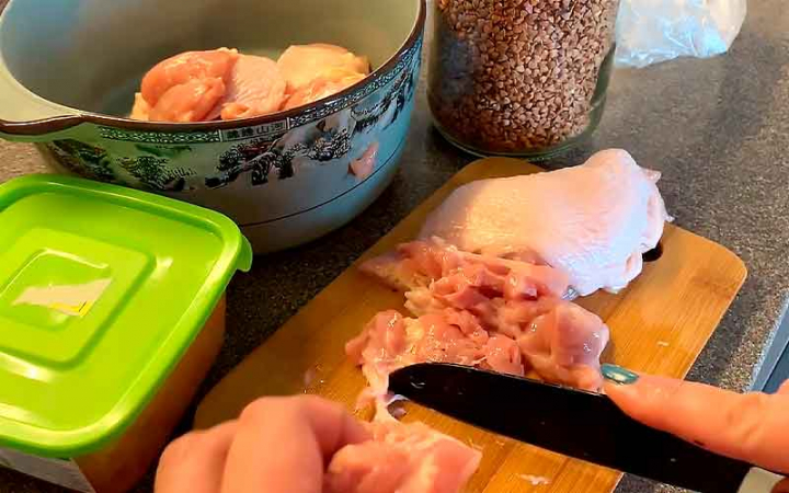 Курка з гречкою рецепт каші з м'ясом у духовці