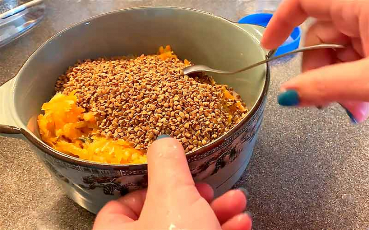 Курка з гречкою рецепт каші з м'ясом у духовці