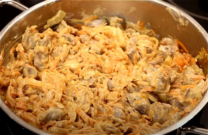 Курячі шлунки - рецепти приготування в сковороді
