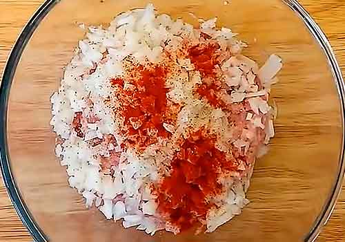 Люля-кебаб із курки в духовці на шпажках з фото