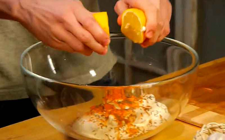 Маринад для шашлику з курки з майонезом на мангалі