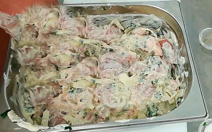 Маринад для шашлику з курки з майонезом на мангалі