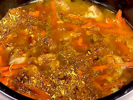 Плов з куркою у мультиварці покроковий рецепт з фото