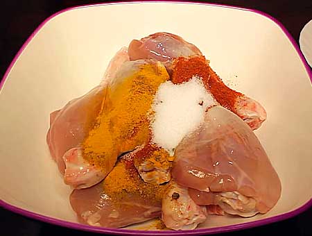 Перловка з куркою в мультиварці редмонд з курячого м'яса