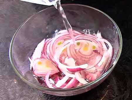 Шашлик з курки на сковороді