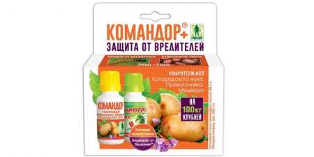 Командор від колорадського жука — склад і форма випуску, механізм дії та спосіб використання