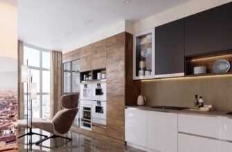 Дизайн 2х комнатной квартиры 45м2