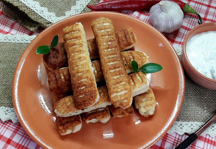 Домашні курячі ковбаски