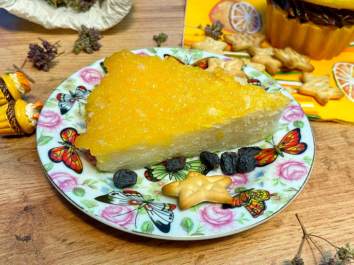 Сирно-апельсинова запіканка - яскравий та апетитний десерт