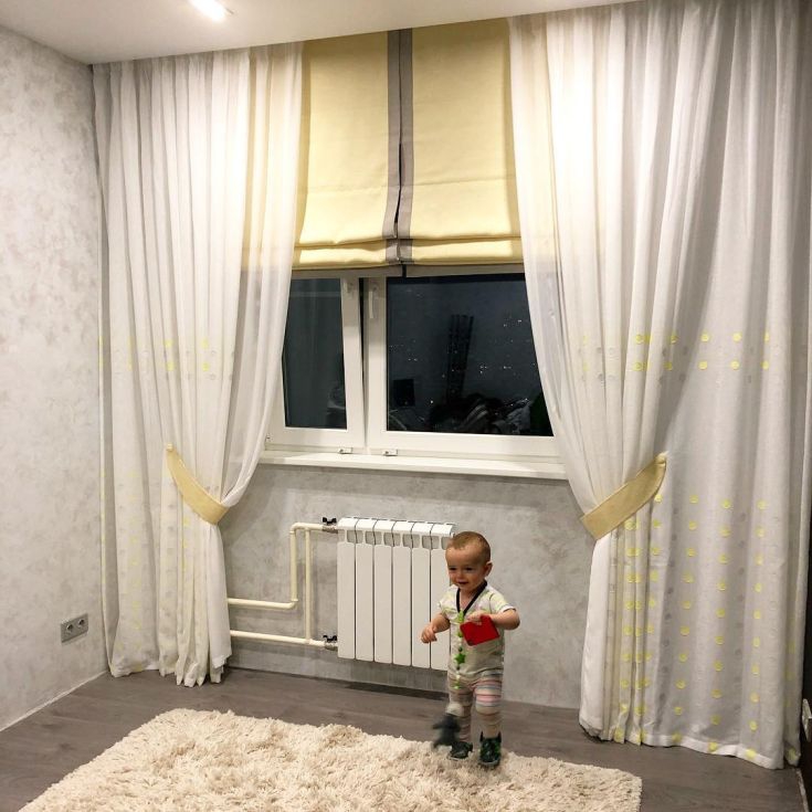 (+35 фото) Римські штори в інтер'єрі дитячої кімнати підлітка