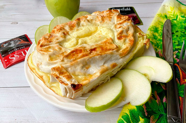 Запіканка з лавашу та сиру - цікавий десерт із найпростіших продуктів