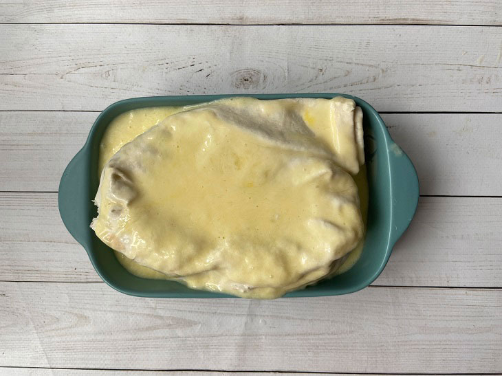 Запіканка з лавашу та сиру - цікавий десерт із найпростіших продуктів