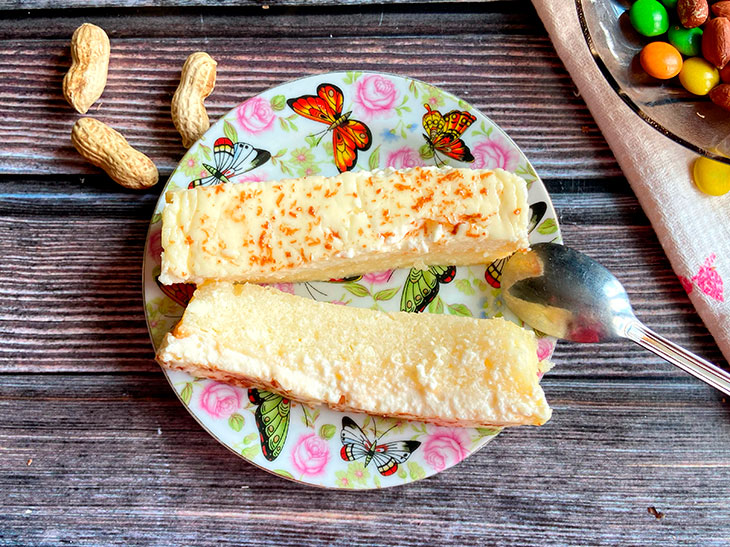 Запіканка сирна двошарова - смачний рецепт нашвидкуруч