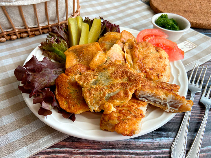 Мінтай у повітряному клярі - смачно та оригінально