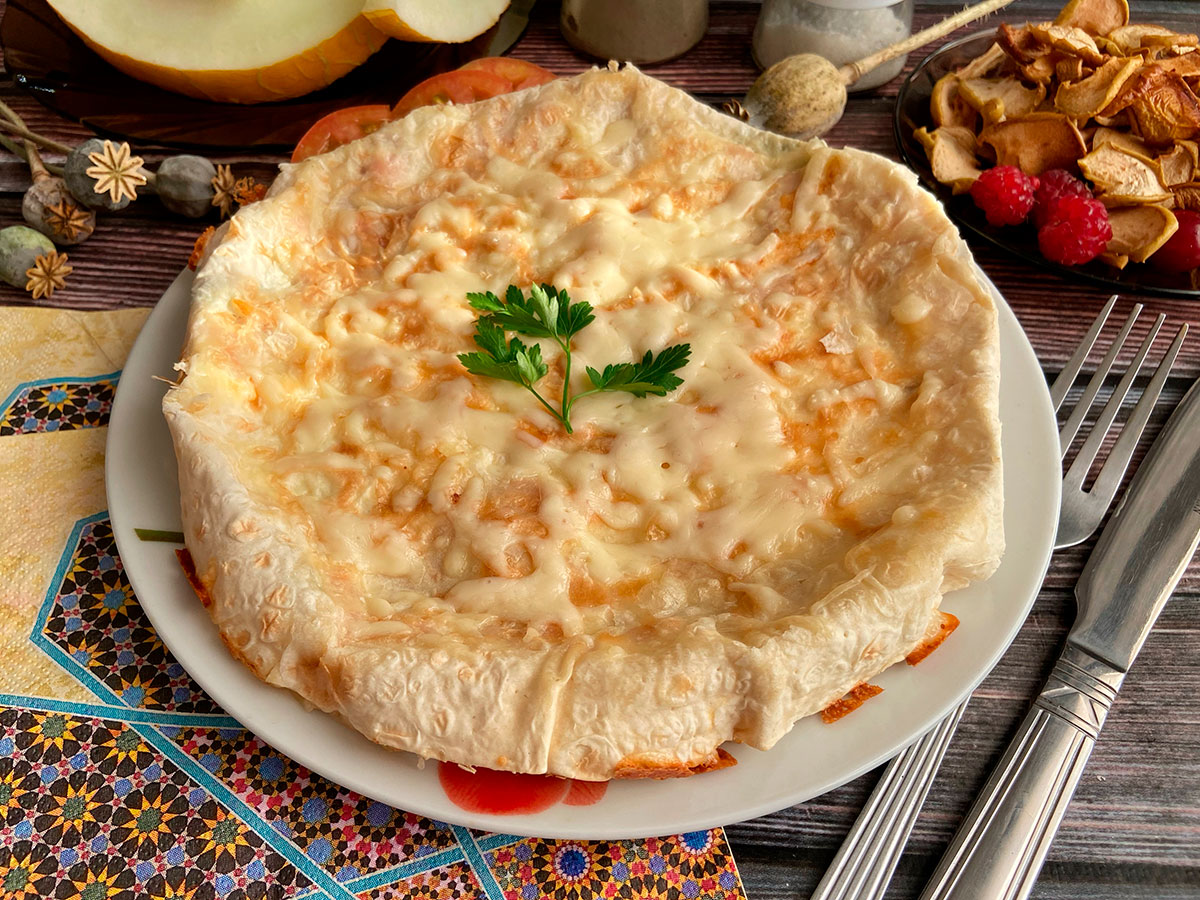 Яєчня в лаваші на сковороді - оригінально, ситно та смачно