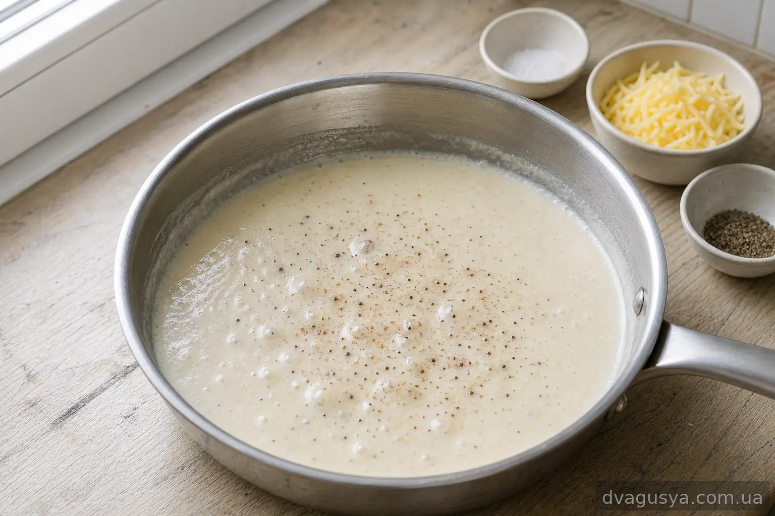 Вершковий соус бешамель зі спеціями