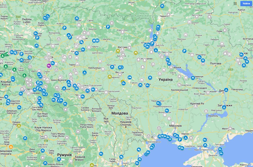 Кемпінги для автодомів: мапа, ціни. Як із туризмом в Україні?