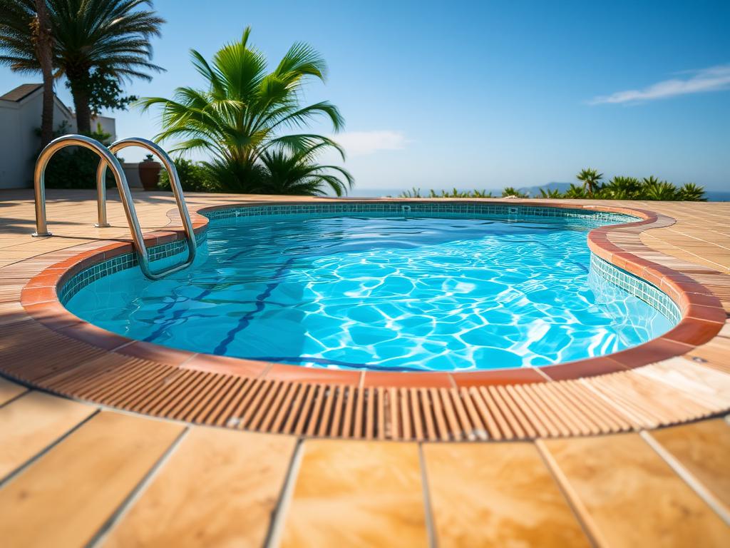 water in the pool on a sunny morning Як змінюється внутрішня енергія води в басейні сонячним ранком