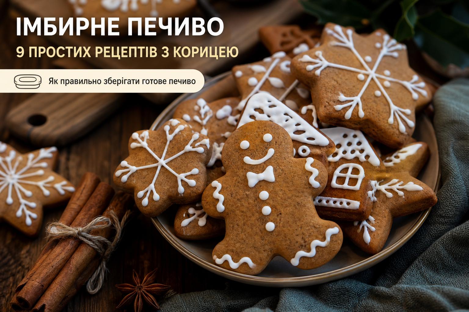 Імбирне печиво — 9 простих і смачних рецептів з корицею. Як правильно зберігати готове печиво Імбирне печиво — 9 простих і смачних рецептів з корицею. Як правильно зберігати готове печиво
