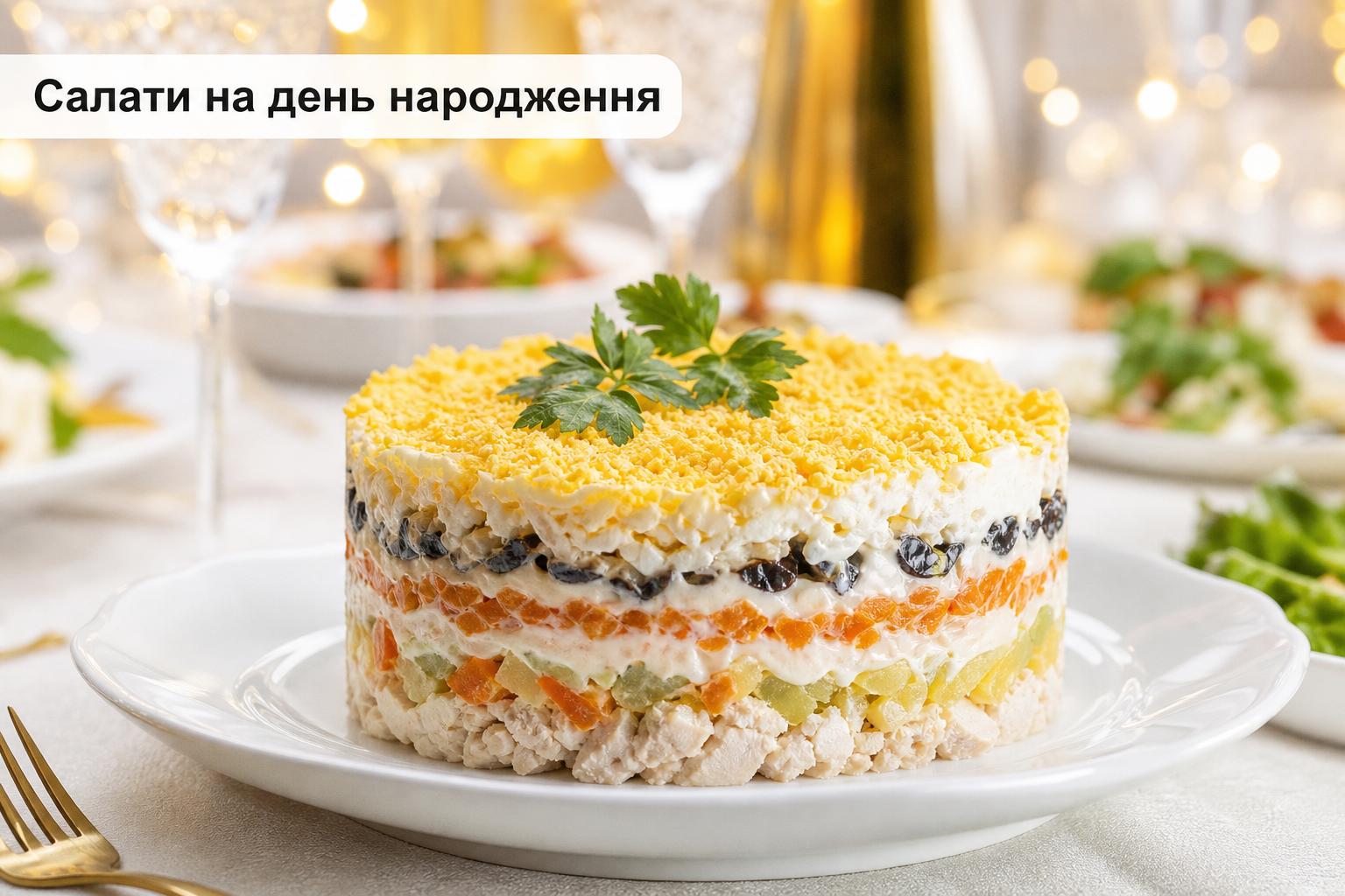 Салати на день народження — Прості і смачні рецепти. Як вибрати салат на день народження Салати на день народження — Прості і смачні рецепти. Як вибрати салат на день народження