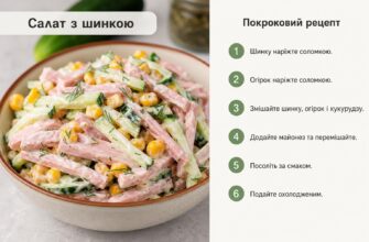 Салат з шинкою: прості покрокові рецепти приготування на кожен день і до свята