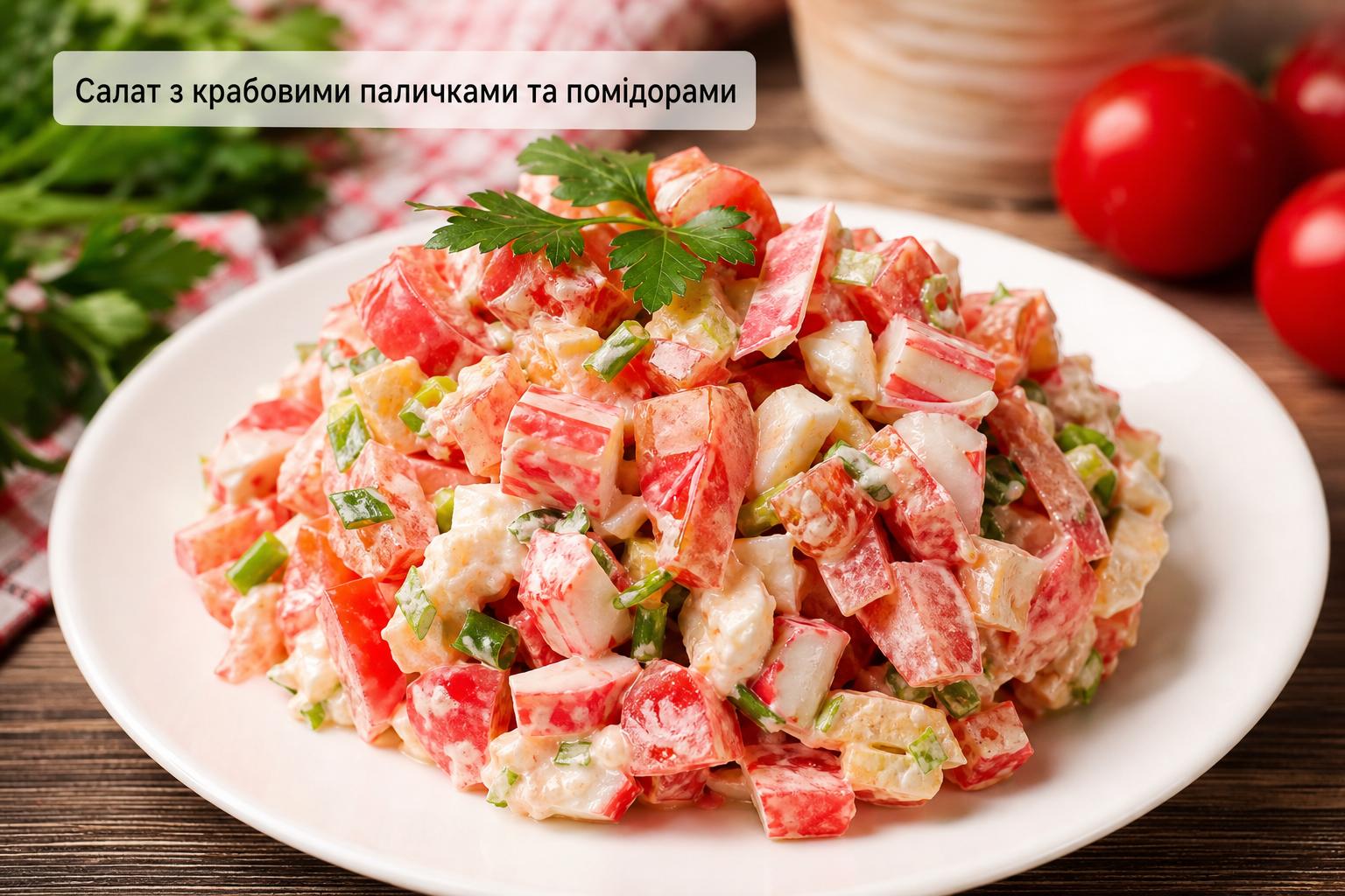 Як приготувати салат з крабовими паличками та помідорами: Дуже смачні рецепти. Чому ця комбінація інгредієнтів так добре працює Як приготувати салат з крабовими паличками та помідорами: Дуже смачні рецепти. Чому ця комбінація інгредієнтів так добре працює