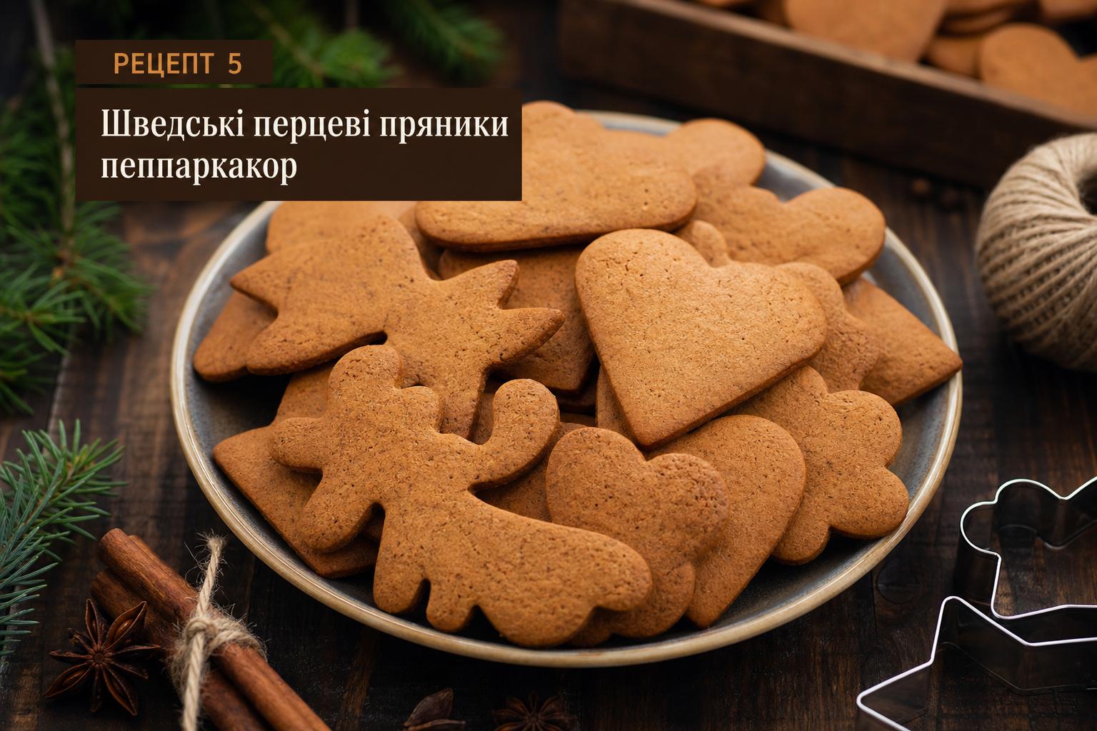 Імбирне печиво — 9 простих і смачних рецептів з корицею. Рецепт 5. Шведські перцеві пряники пеппаркакор Імбирне печиво — 9 простих і смачних рецептів з корицею. Рецепт 5. Шведські перцеві пряники пеппаркакор