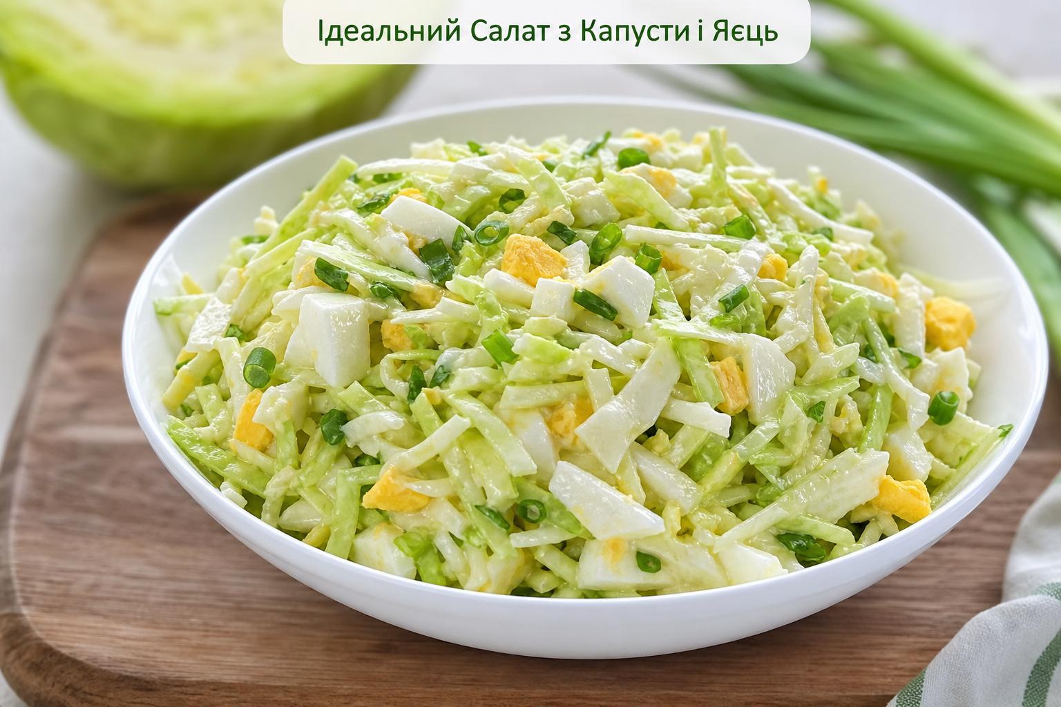 Ідеальний Салат з Капусти і Яєць. Як зберігати і скільки тримається у холодильнику Ідеальний Салат з Капусти і Яєць. Як зберігати і скільки тримається у холодильнику