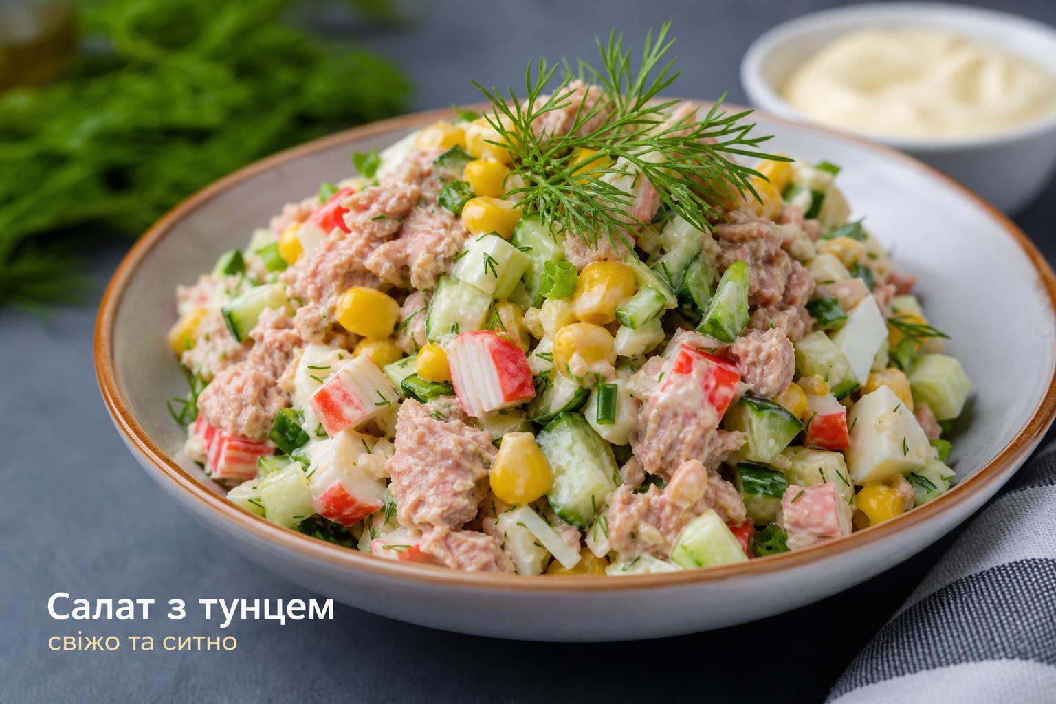 Салат з тунцем і крабовими паличками – рецепт з кукурудзою. Чому саме це поєднання працює Салат з тунцем і крабовими паличками – рецепт з кукурудзою. Чому саме це поєднання працює