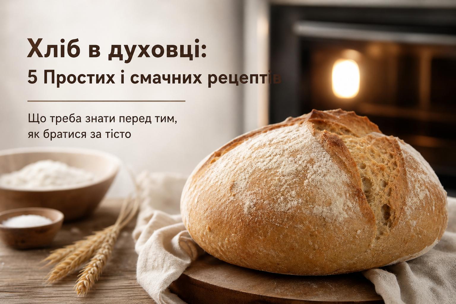Хліб в духовці: 5 Простих і смачних рецептів. Що треба знати перед тим, як братися за тісто Хліб в духовці: 5 Простих і смачних рецептів. Що треба знати перед тим, як братися за тісто