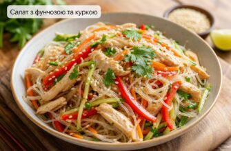Салат з фунчозою та куркою: покроковий рецепт азіатської страви, яка підкорює з першої вилки