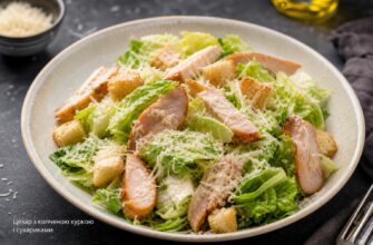 Цезар з копченою куркою і сухариками: рецепт, який вам захочеться повторити