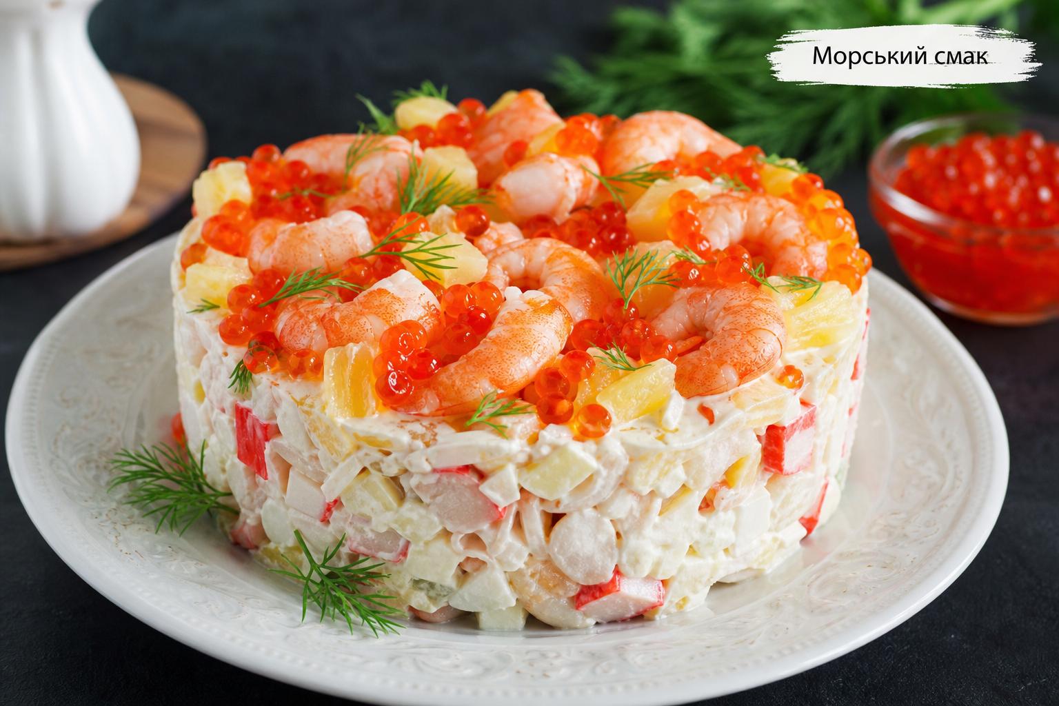 Салат з креветками і крабовими паличками – рецепт з кальмарами, ананасом і червоною ікрою. Про ікру: як вибрати і не помилитися Салат з креветками і крабовими паличками – рецепт з кальмарами, ананасом і червоною ікрою. Про ікру: як вибрати і не помилитися