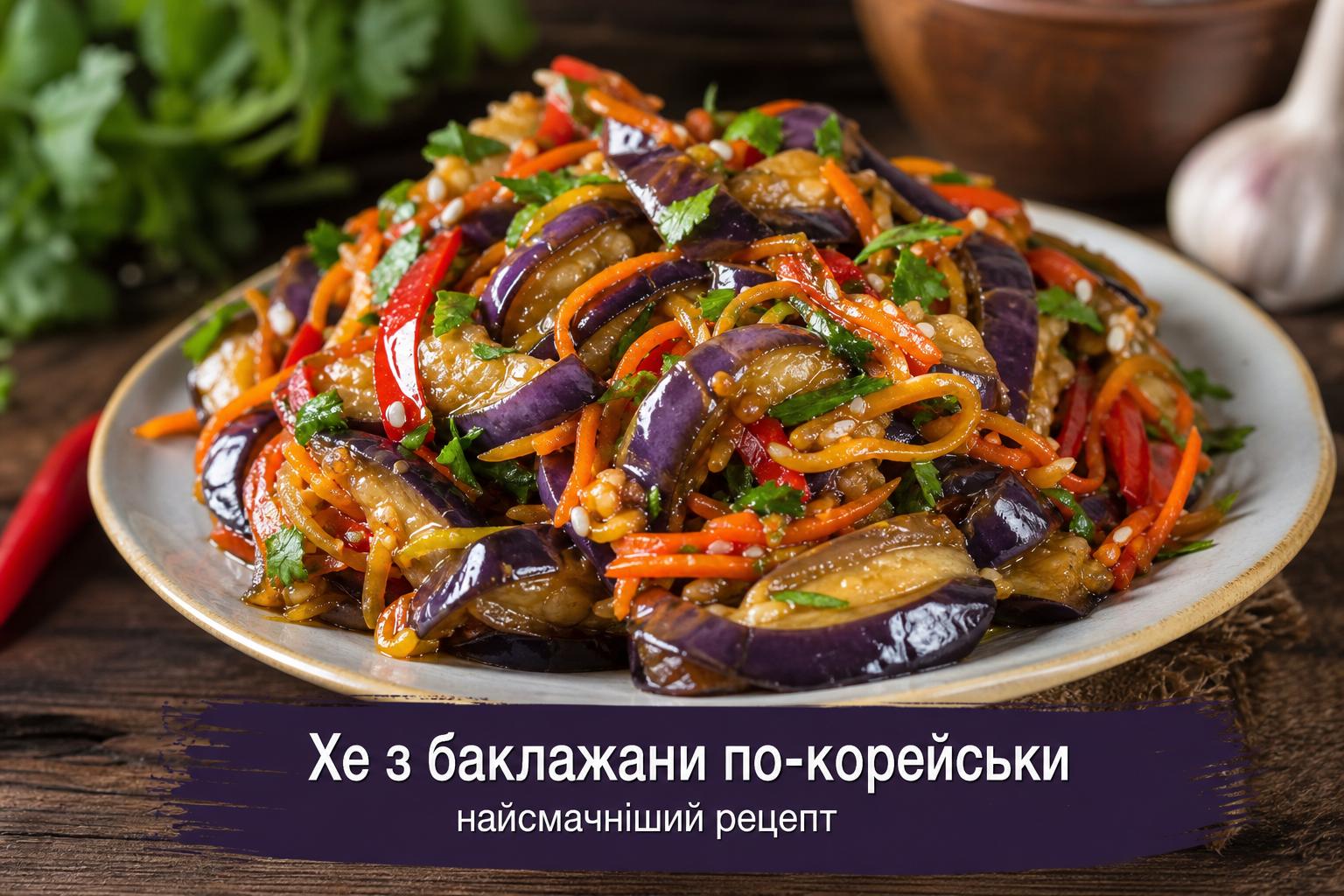Хе з баклажани по-корейськи — найсмачніший рецепт. Поширені помилки при приготуванні Хе з баклажани по-корейськи — найсмачніший рецепт. Поширені помилки при приготуванні