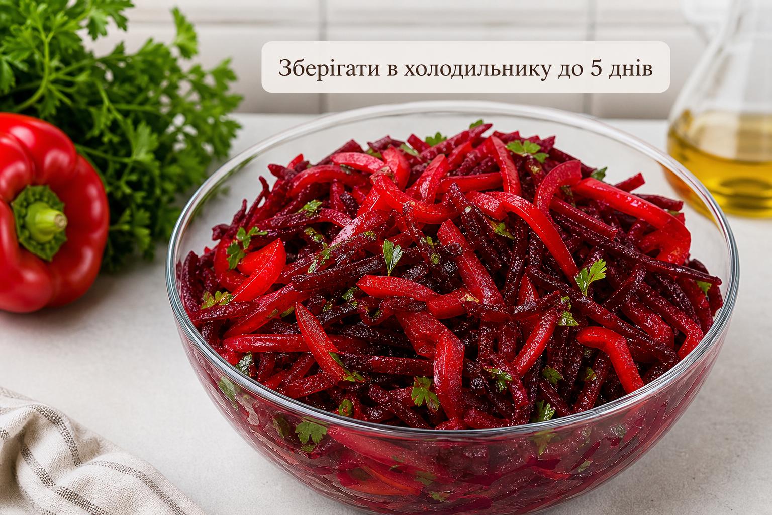 Салат із буряка та болгарського перцю. Як зберігати і скільки стоїть готова страва Салат із буряка та болгарського перцю. Як зберігати і скільки стоїть готова страва