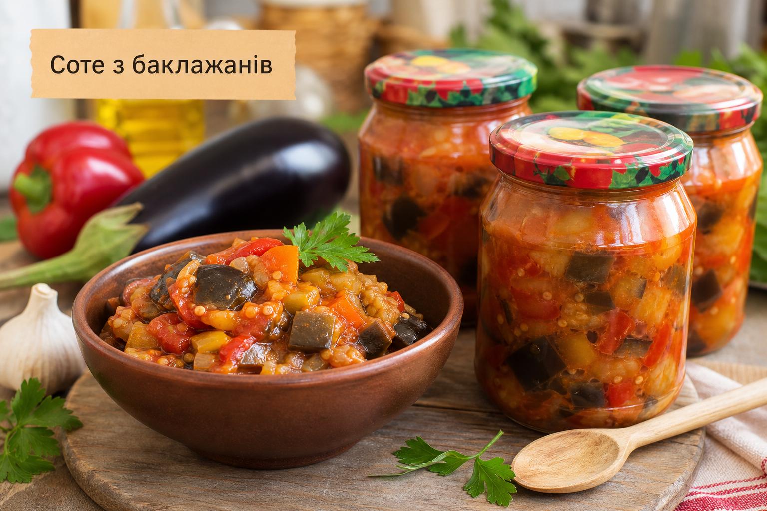 Соте з баклажанів на зиму: рецепти з фото. Чим соте відрізняється від лечо та інших овочевих закруток Соте з баклажанів на зиму: рецепти з фото. Чим соте відрізняється від лечо та інших овочевих закруток