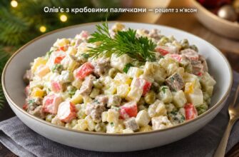 Олів'є з крабовими паличками і м'ясом: рецепт, який варто спробувати хоча б раз