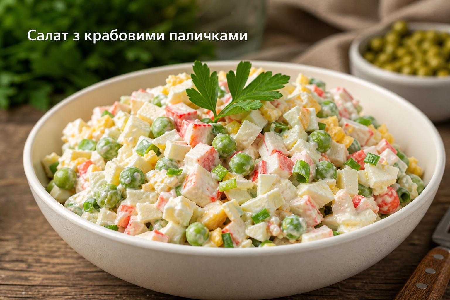 Салат з крабовими паличками і зеленим горошком і яйцем – рецепт. Ще кілька корисних порад Салат з крабовими паличками і зеленим горошком і яйцем – рецепт. Ще кілька корисних порад